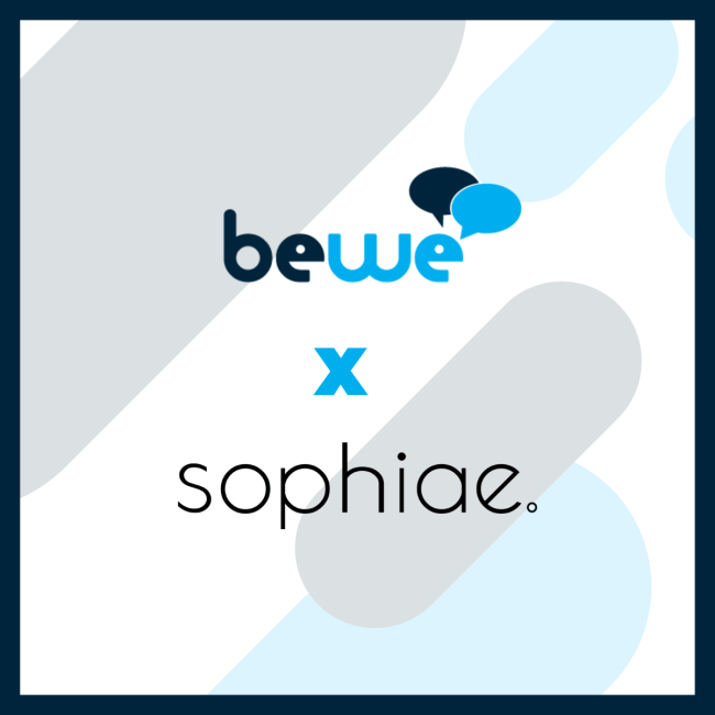 Une photo illustrant le partenariat de BeWe avec Sophiae