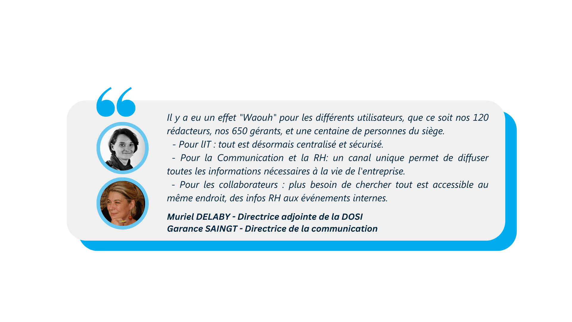 Image illustrant le témoignage de la direction de Lagardère travel retail