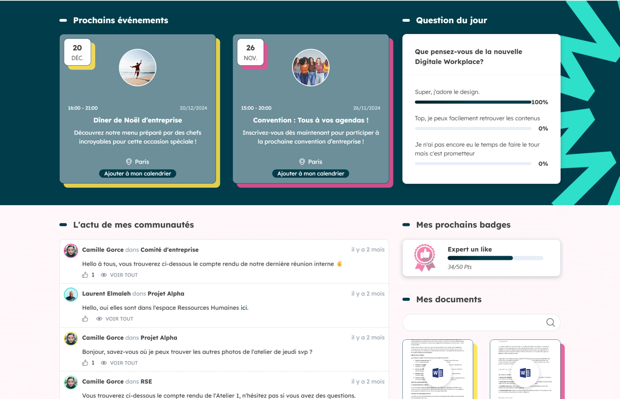 Une image Home intranet powell 2