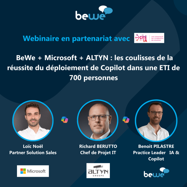 une image illustrant le webinaire avec la cité de l'IA